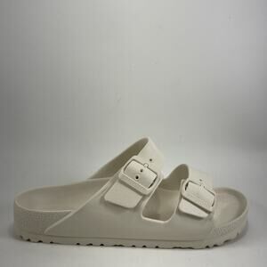 Birkenstock Arizona EVA Slide Sandals Womens Size 40 US Size 9-9.5 Eggshell
